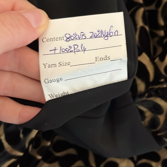 NWOT Sigrid Olsen Leaf Open Front Oversized Blazer Cardigan - Size Large - Picture 9 of 9